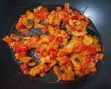 Foto del paso 7 de la receta Arroz integral con lacón y pimiento asado!🍚😋🍴