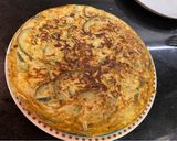 Foto del paso 10 de la receta Tortilla de Calabacín rellena de queso Manchego