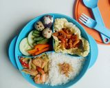 Foto langkah ke 5 dari resep Bento Untuk Aba.