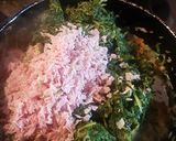Foto del paso 2 de la receta: Acelga con jamón gratinada con salsa bechamel