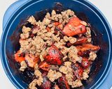A picture of step 1 of Strawberry Oats Granola.