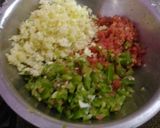 A picture of step 2 of Moong dal potli.