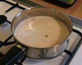 A picture of step 1 of Vickys Mango Lassi Porridge, GF DF EF SF NF.