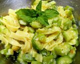 Pas rețetă Tagliatelle cu zucchini și parmezan 1 fotografie
