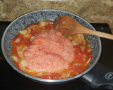 Foto del paso 3 de la receta: Pimientos del piquillo rellenos con carne de soja y queso azul