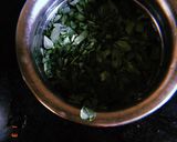 A picture of step 2 of Kadhi muthiya.