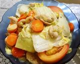 Foto langkah ke 8 dari resep Sawi putih dada ayam.