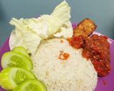 Foto langkah ke 7 dari resep Tempe Geprek Sambal Terasi(Sangat Simple).