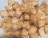 Foto langkah ke 1 dari resep Tumis Bunga Bawang Tempe Teri.