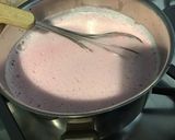 Une image de l'étape 3 de Crèmes roses au jus de pêches de vigne et agar agar (guimauves skull).