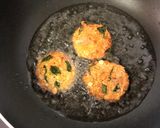 A picture of step 3 of Parippu Vada (Lentil Fritters / Pakora - Kerala style).