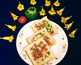A picture of step 6 of Egg Chilli Cheese Toast.
