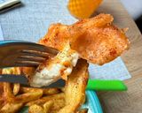 A picture of step 8 of Halloumi and Chips (Vegetarian).