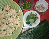 Foto langkah ke 5 dari resep Pepes Tahu Teri Jamur.