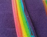 Foto langkah ke 6 dari resep Rainbow Mini Roll.