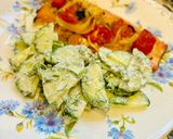 A picture of step 3 of Light cucumber salad.