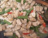 Foto langkah ke 4 dari resep Tumis tempe kacang panjang.