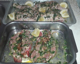 Foto del paso 1 de la receta: Cuartos de pollo al horno en adobo de picada