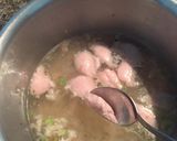 Hình bước làm 1 của món Cải canh nấu thịt