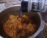 A picture of step 6 of Dhaba gosht.