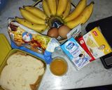 Foto langkah ke 1 dari resep Banana Bread Schotel.