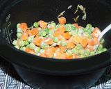 A picture of step 4 of Pulao with Sprouted Basmati Rice, Coconut Milk and Vegetables.