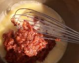 A picture of step 4 of Strawberry Almond muffins #bakingforkids.