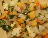 Foto del paso 9 de la receta Patata asada rellena de tubérculos