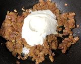 A picture of step 5 of Green Soya Keema.