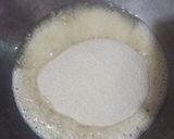 A picture of step 2 of Sooji halwa.