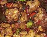 Foto langkah ke 7 dari resep Tumis daging kambing pedas daun jeruk.