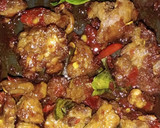 Foto langkah ke 7 dari resep Tumis daging kambing pedas daun jeruk.
