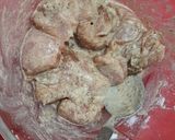 A picture of step 1 of Chilli Chicken.
