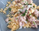 Foto del paso 2 de la receta: Huevos rellenos con mayonesa de mostaza