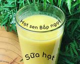 Hình bước làm 2 của món Sữa hạt_ bắp ngọt_ hạt sen#teamtrees 🌟🌳
