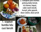 Foto langkah ke 2 dari resep Tumis cumi hitam.