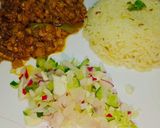 A picture of step 5 of Chanay ki dal served with zeera rice 🍛🍛🍛.