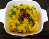A picture of step 3 of Aloo Bharta.