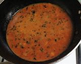 A picture of step 5 of Pavakka Theeyal.