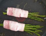 Foto del paso 5 de la receta Ramillete de espárragos 2cocciones con bechamel 4 quesos