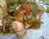 Foto langkah ke 5 dari resep Menu diet: ayam tempe cabe ijo.