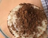 A picture of step 4 of Eggless marble cake.