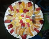 A picture of step 3 of Mixed fruits.