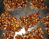 A picture of step 1 of Peanut chikki.