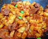 Foto langkah ke 4 dari resep Sambal goreng Daging kentang pete.