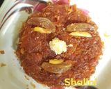 A picture of step 8 of Seasonal delight "gajar ka halwa".