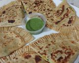 A picture of step 6 of Potato gujiya paratha.