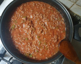Foto del paso 3 de la receta: Espaguetis de calabacín a la boloñesa