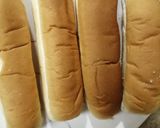 A picture of step 1 of Veg Subway sandwich.