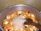 Matoke with njahi